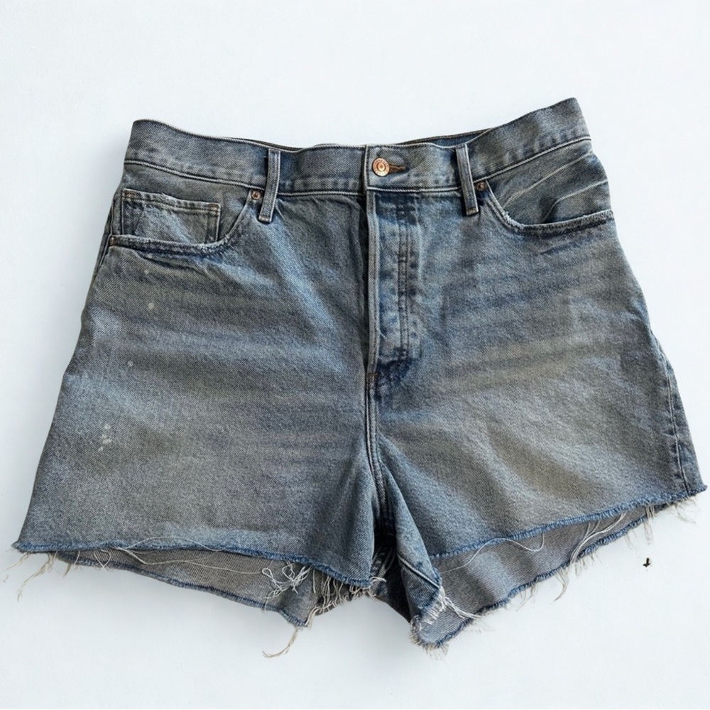 Express Women’s Super High Rise Rigid Denim Shorts